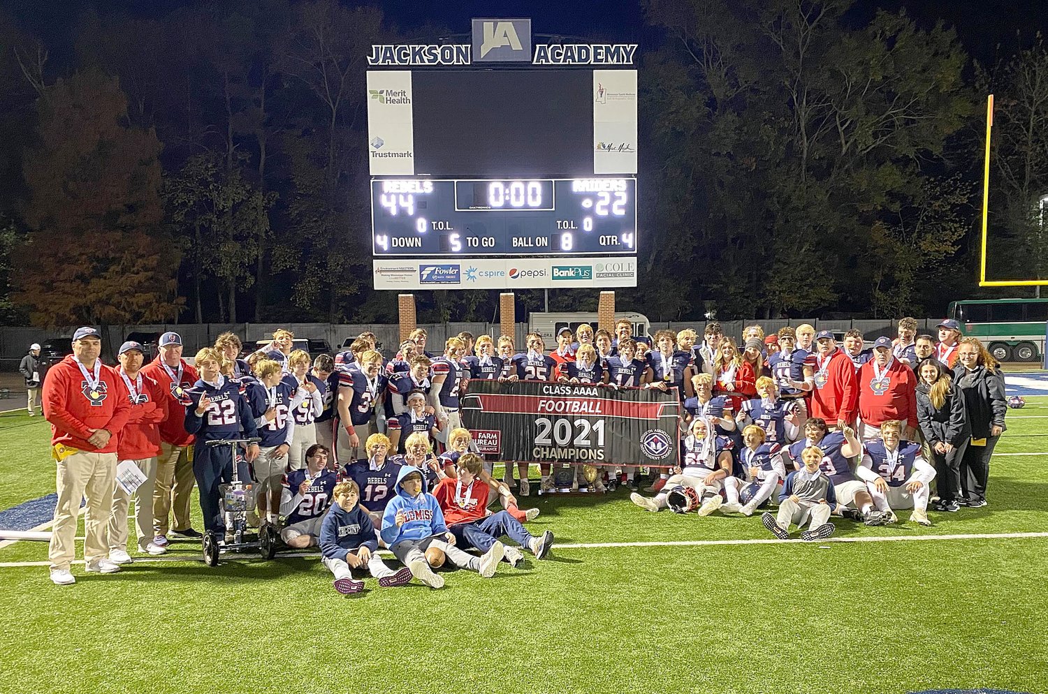 Tri County Academy was one of three local high schools that won a state football championship in 2021.
